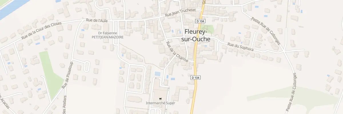 Plan du 9 Rue de la Charme à Fleurey-sur-Ouche