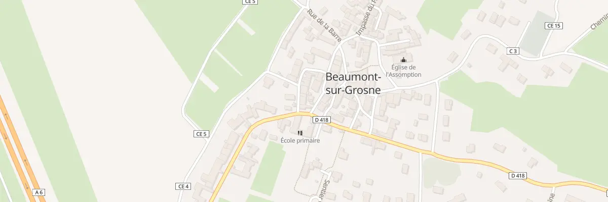 Plan du 5079 Rue de la Croix à Beaumont-sur-Grosne