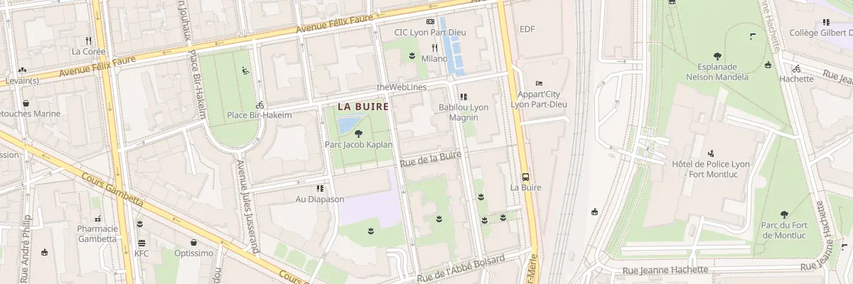 Plan du 11C Rue Pfr Rene Guillet à Lyon 3e Arrondissement