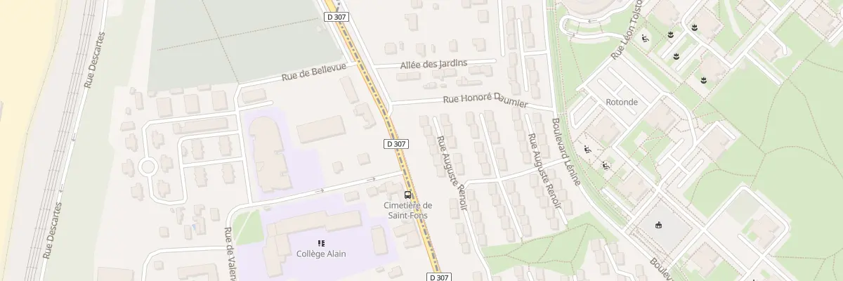 Plan du 54 Rue Auguste Renoir à Vénissieux