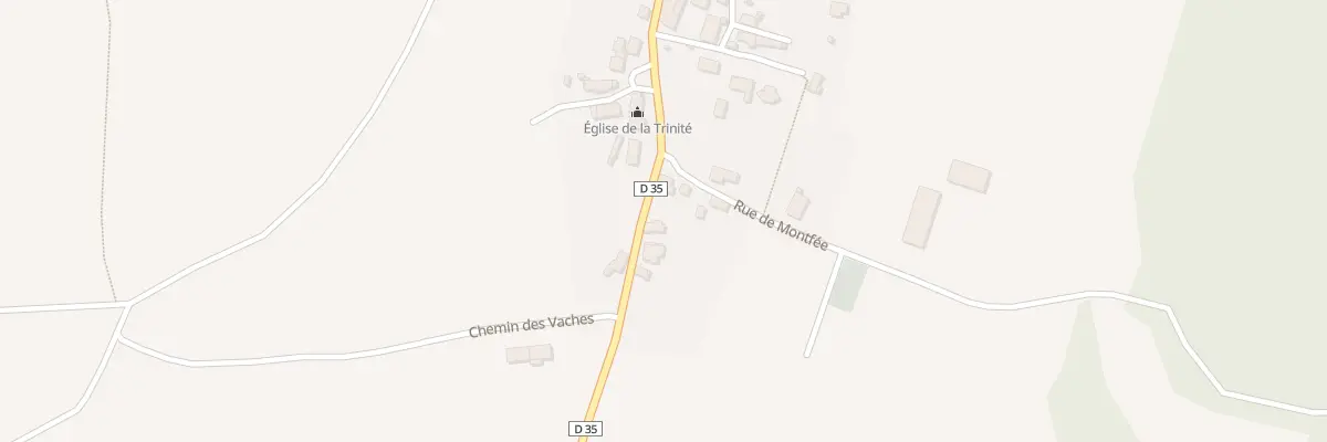 Plan du 6 Rue des Fontaines à Semezanges
