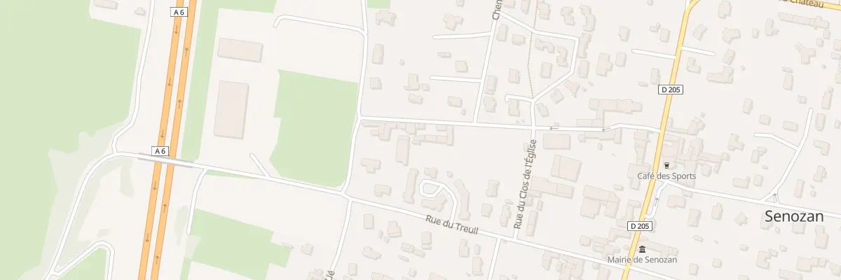 Plan du 309D Rue des Thevenins à Senozan