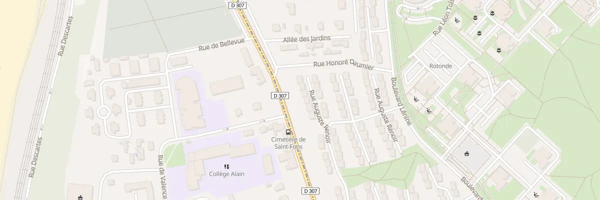 Plan du 56 Rue Auguste Renoir à Vénissieux