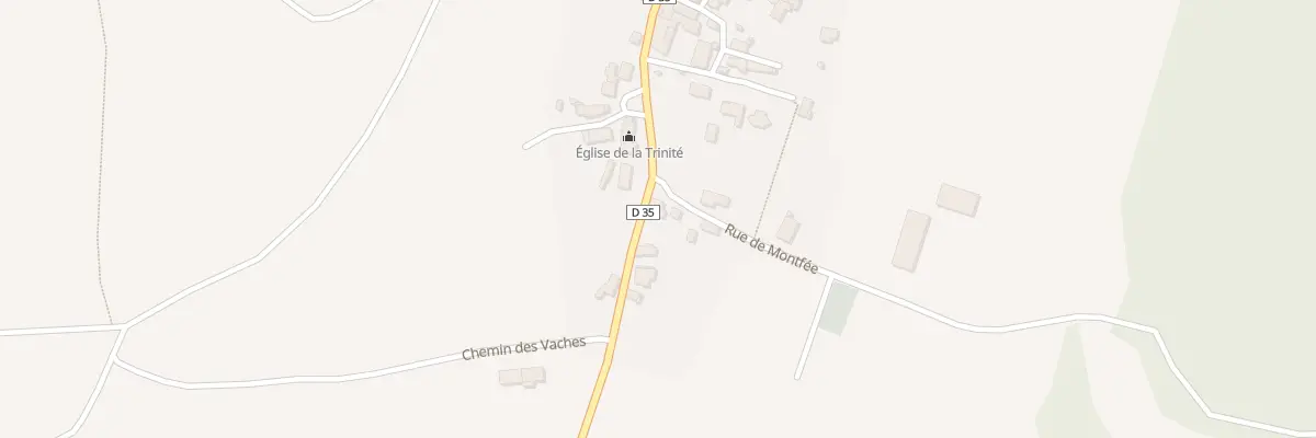 Plan du 8 Rue des Fontaines à Semezanges