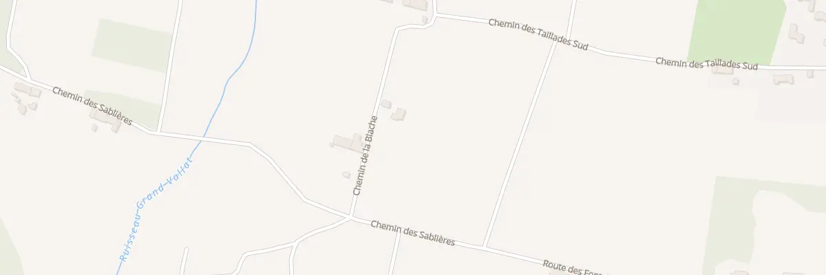 Plan du 140 Che de la Blache à Bouchet