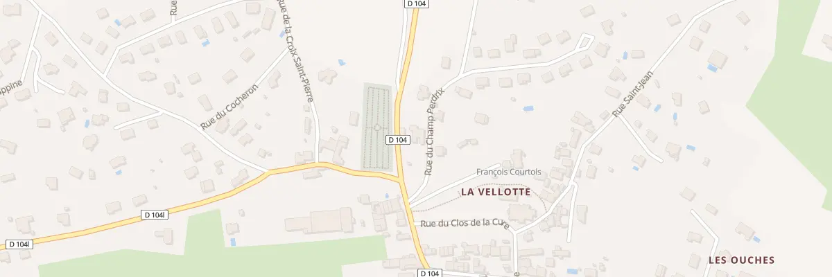 Plan du 1 Rue du Champ Perdrix à Fleurey-sur-Ouche