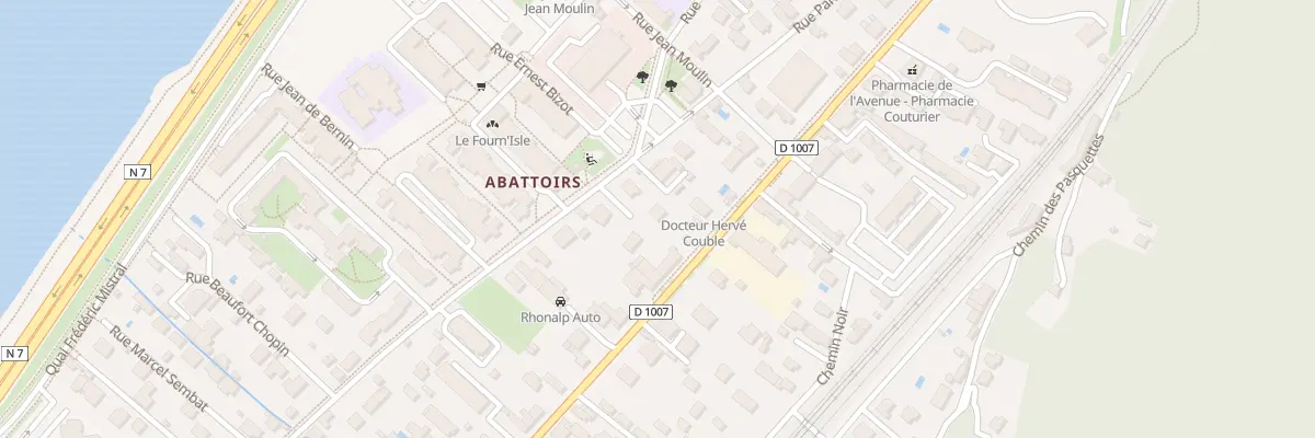 Plan du 9056 Rue Edouard Girerd à Vienne