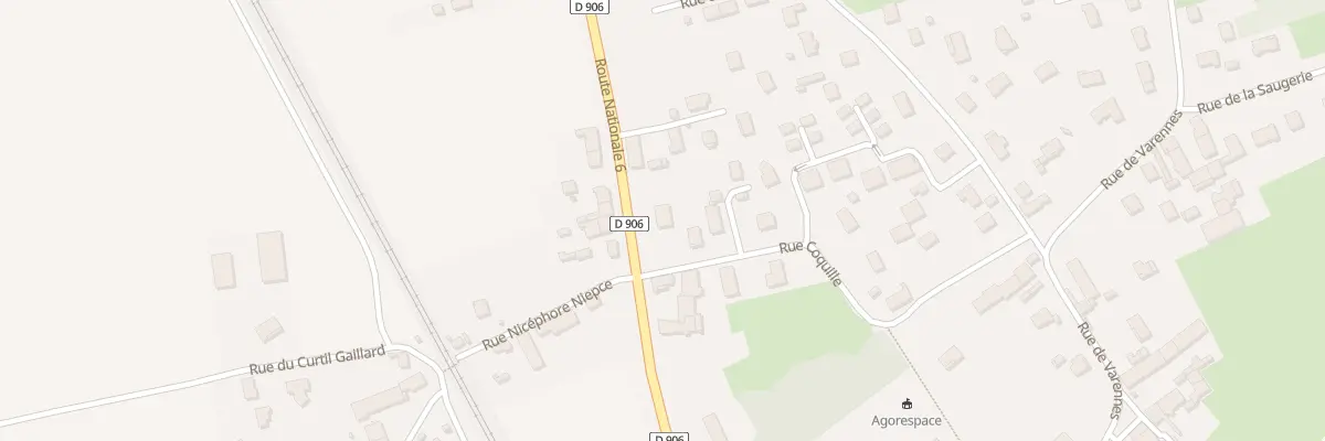 Plan du 14 Rte Nationale 6 à Saint-Loup-de-Varennes