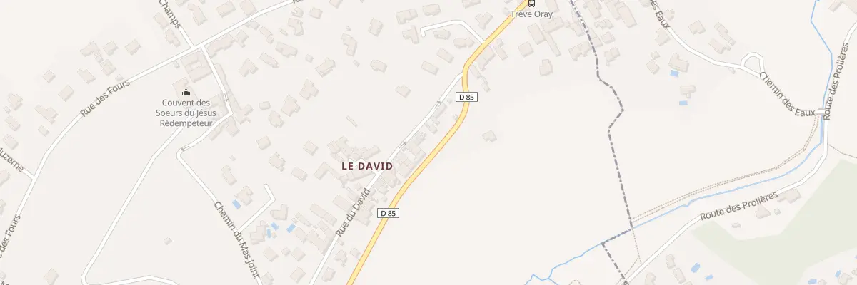 Plan du 410 Rue du David à Fontaines-Saint-Martin