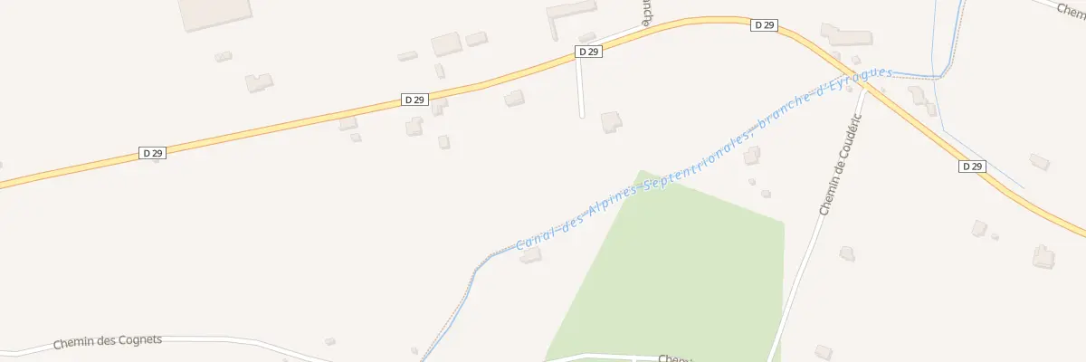 Plan du 29 Cd 29 Rte de St Andiol à Eyragues