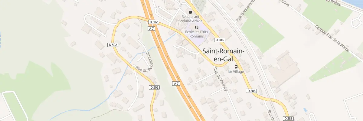 Plan du 4 Imp de la Pavie à Saint-Romain-en-Gal