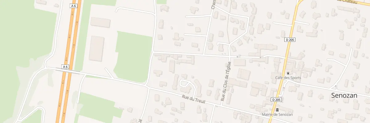 Plan du 5185 Rue des Thevenins à Senozan