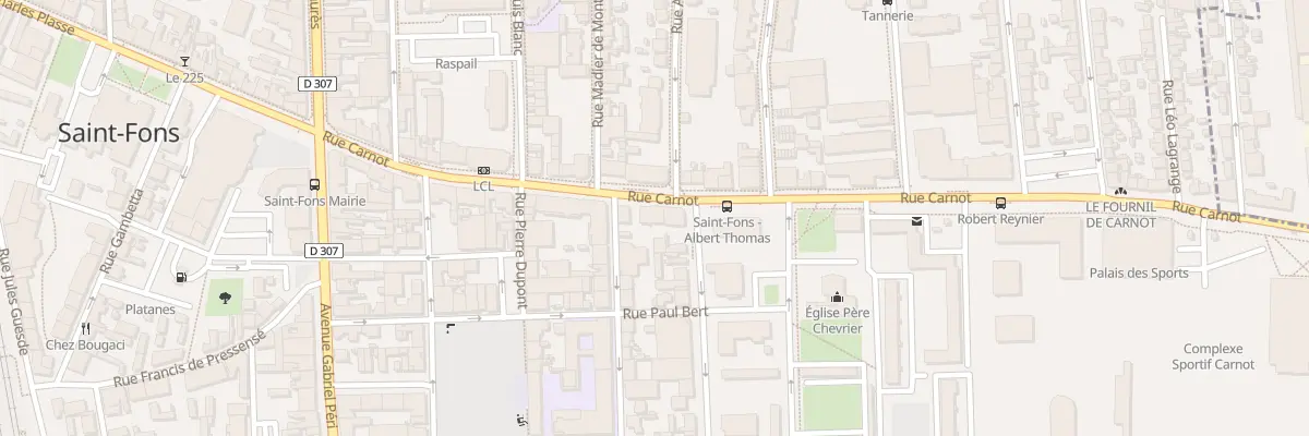 Plan du 30 Rue Carnot à Saint-Fons