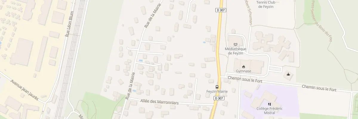 Plan du 45B Rte de Vienne à Feyzin