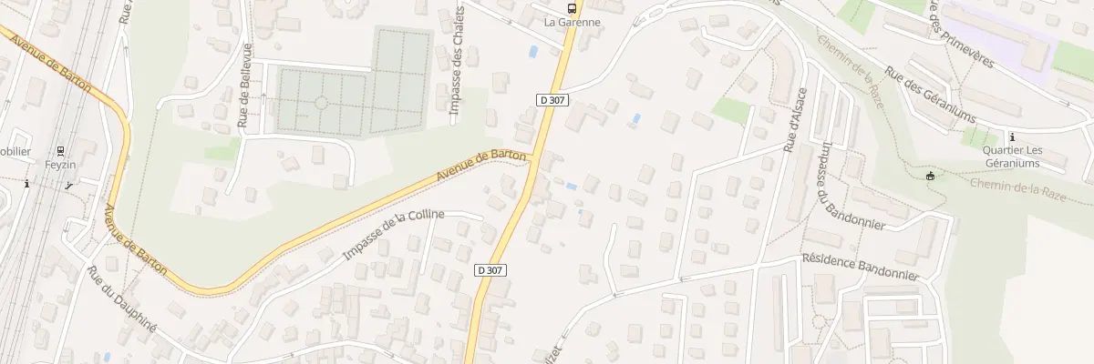 Plan du 34 Rte de Vienne à Feyzin
