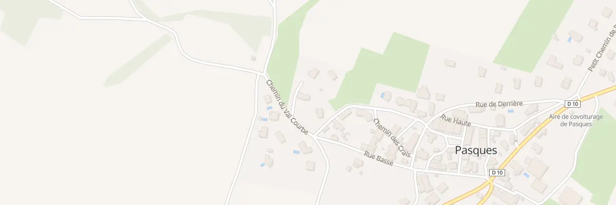 Plan du 2 Che du Val Courbe à Pasques