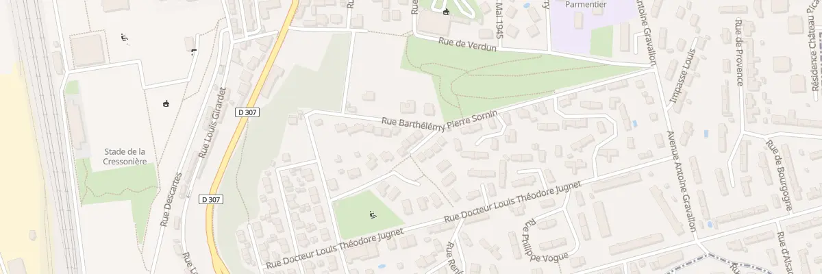 Plan du 4 All Charles Gerhardt à Saint-Fons