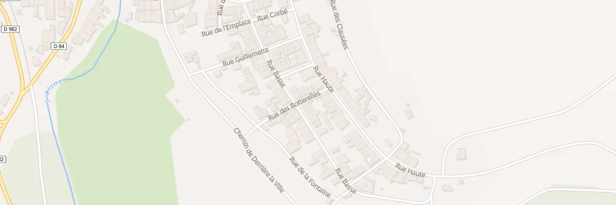 Plan du 15 Rue Basse à La Neuville-au-Pont