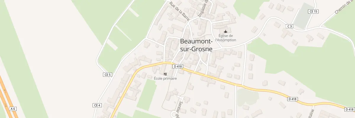 Plan du 5135 Rue du Grison à Beaumont-sur-Grosne