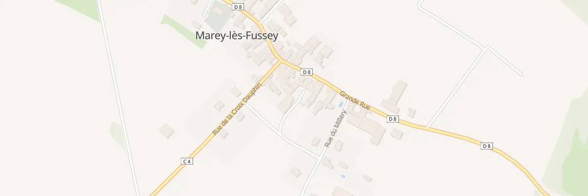 Plan du 1 Rue de la Croix Dauphin à Marey-lès-Fussey