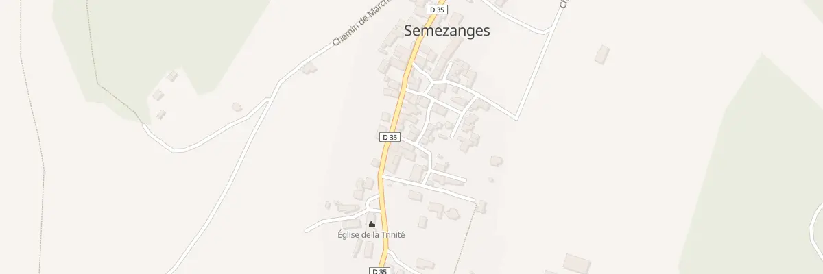 Plan du 14 Rle du Lavoir à Semezanges