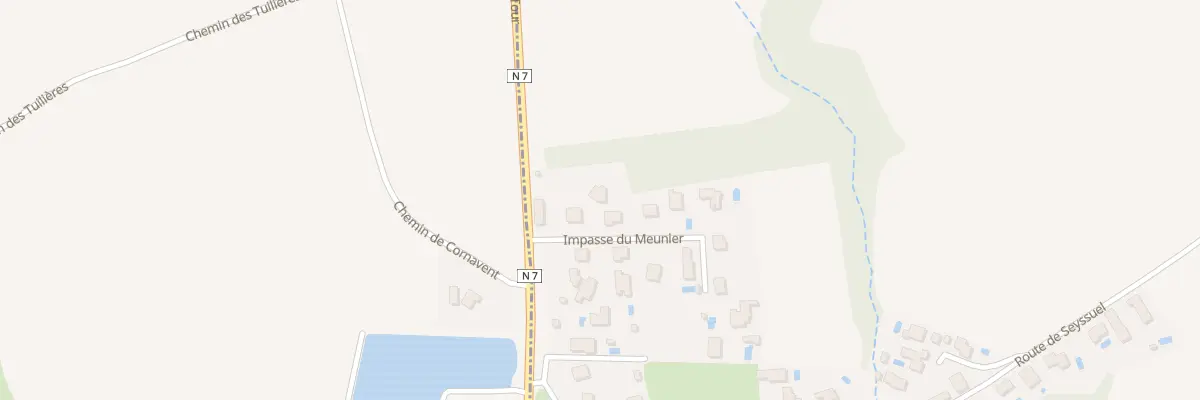 Plan du 47 Imp du Meunier à Chuzelles