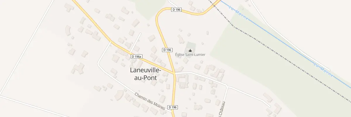 Plan du 1B Rue du Château à Laneuville-au-Pont