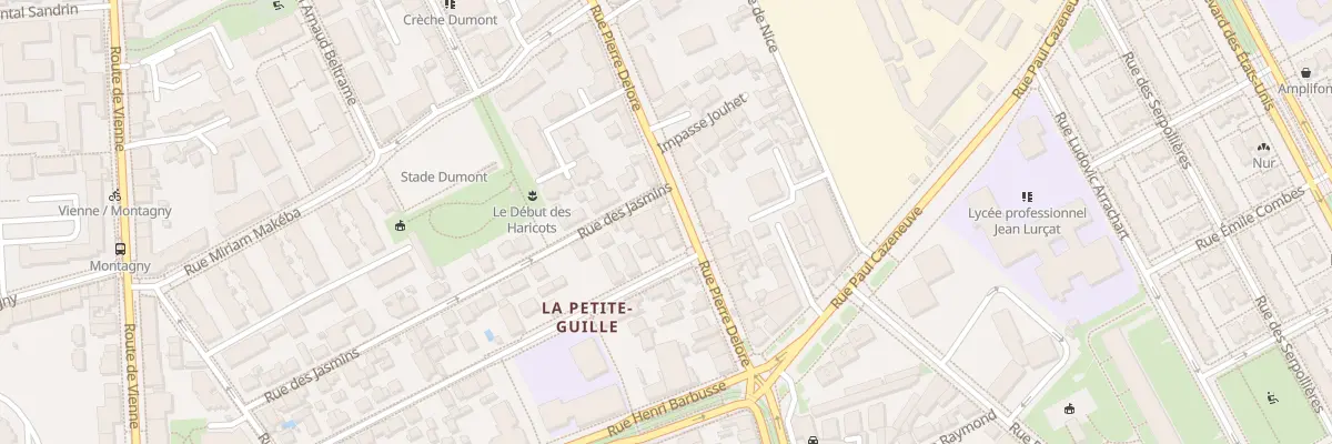 Plan du 106 Rue Pierre Delore à Lyon 8e Arrondissement