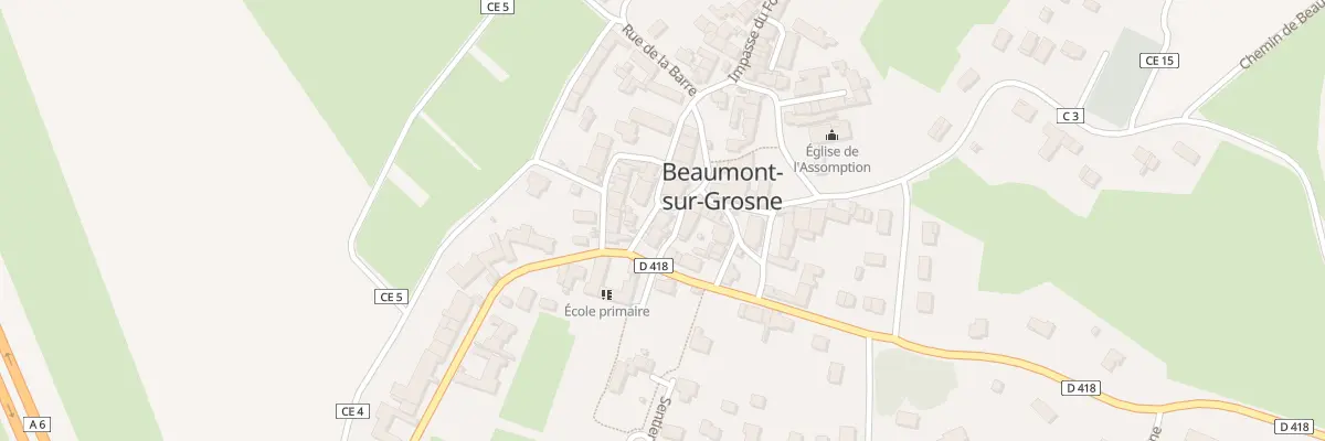 Plan du 5130 Rue Saint Hubert à Beaumont-sur-Grosne