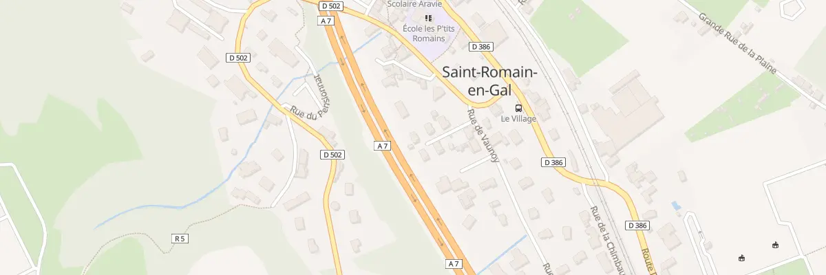 Plan du 47 Rue de Vaunoy à Saint-Romain-en-Gal