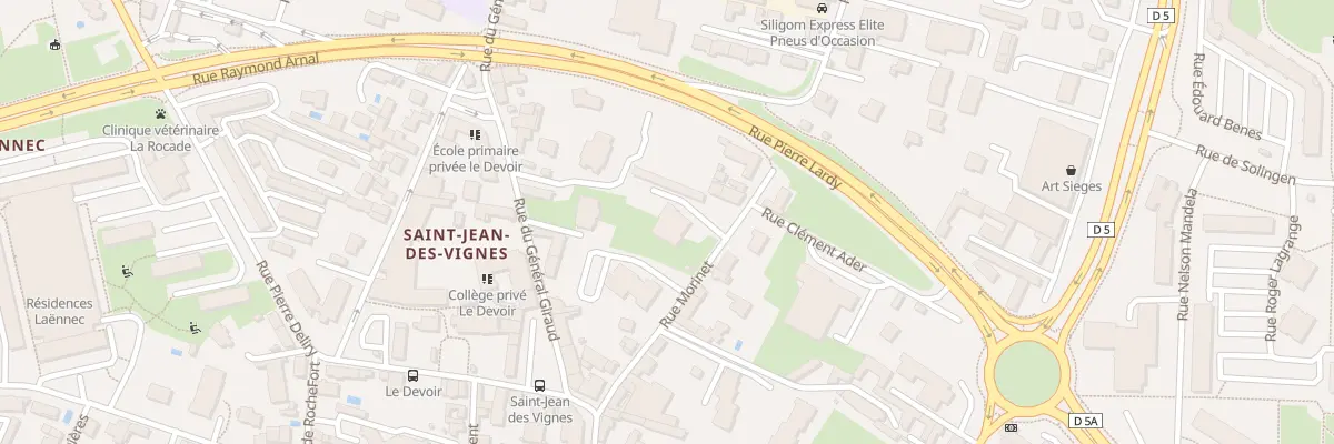 Plan du 17 Rue Morinet à Chalon-sur-Saône