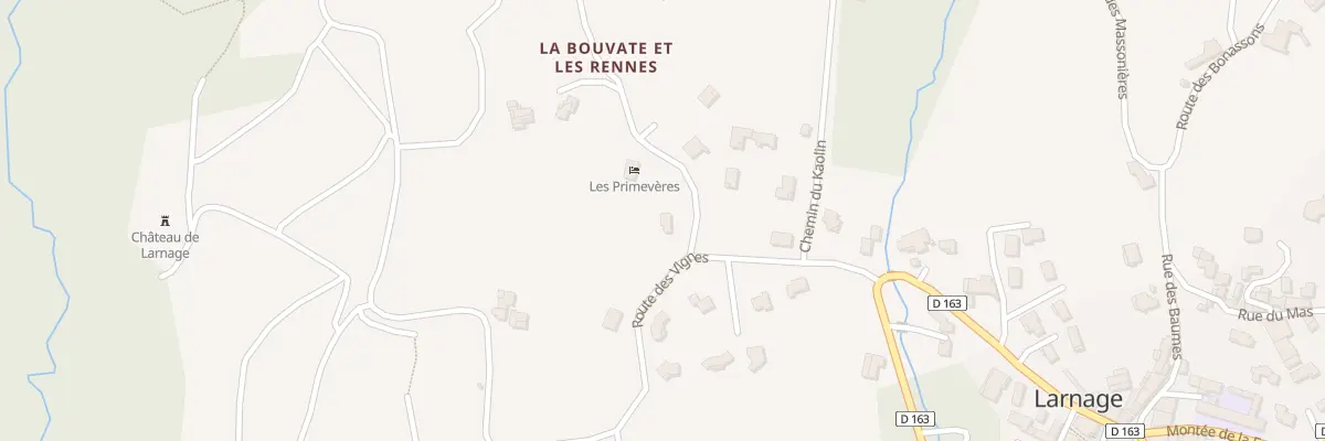 Plan du 5040A La Bouvate et Les Rennes à Larnage
