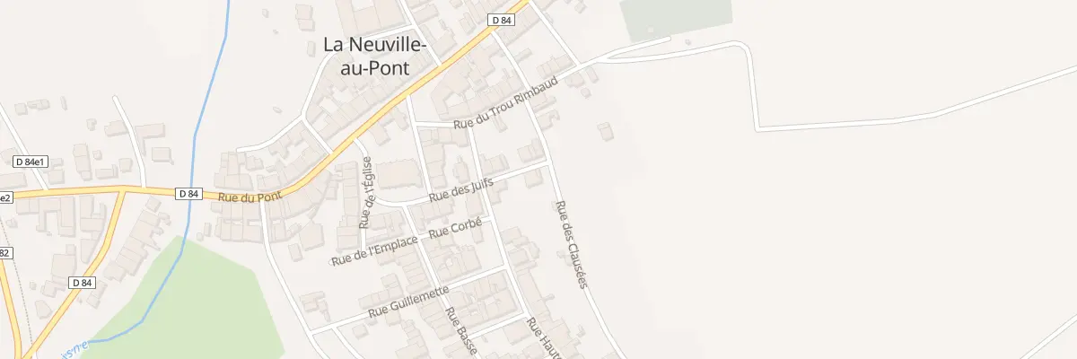 Plan du 28 Rue des Juifs à La Neuville-au-Pont