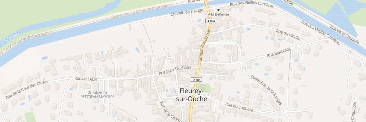 Plan du 12 Rue Jean Truchetet à Fleurey-sur-Ouche