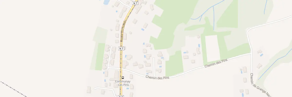 Plan du 1109 Les Pins à Chuzelles
