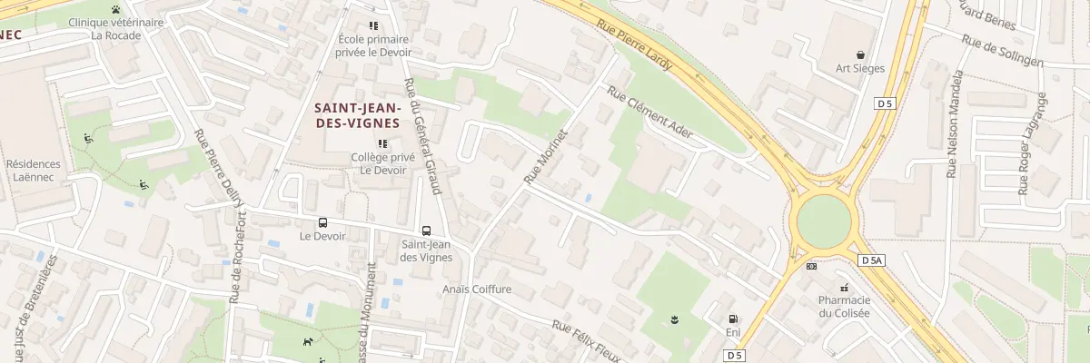 Plan du 16 Rue Morinet à Chalon-sur-Saône