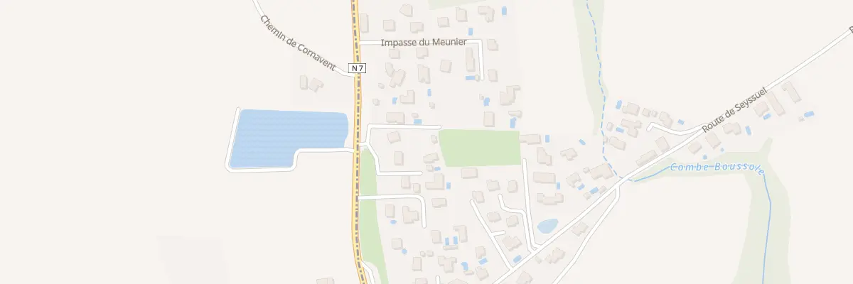 Plan du 1161 Rte de la Tour à Chuzelles