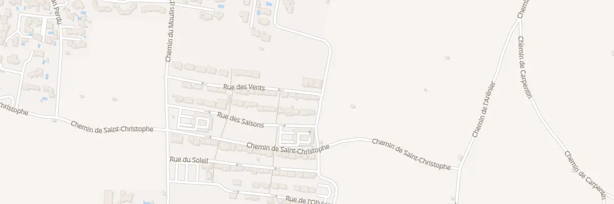 Plan du 29 Rue des Vents à Châteaurenard