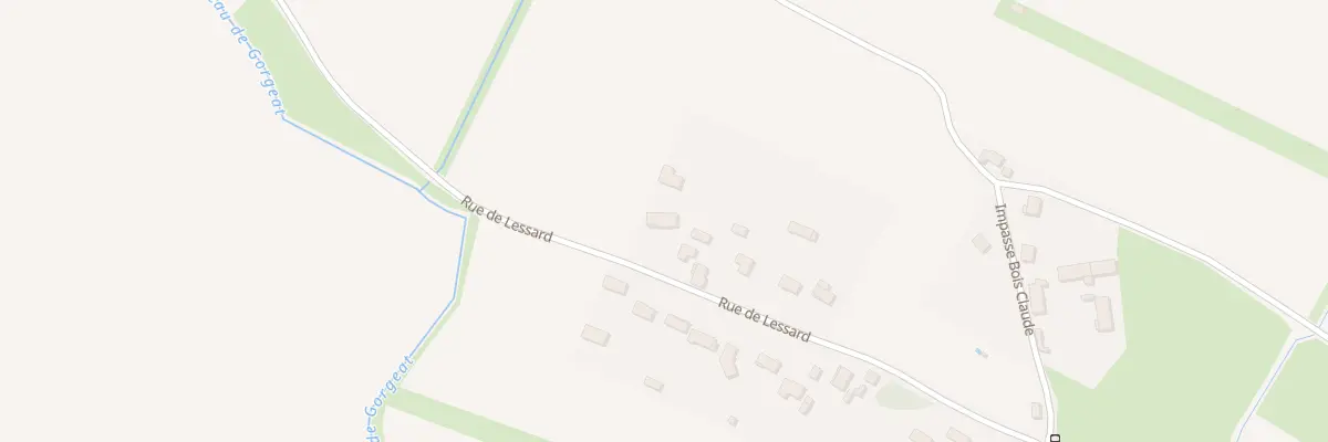 Plan du 316 Rue de Lessard à Virey-le-Grand