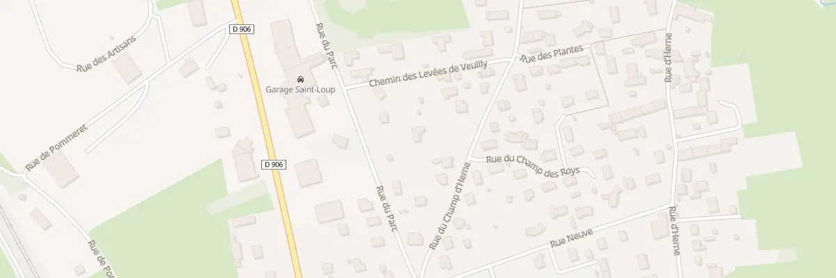 Plan du 9 Rue du Champ d’Herne à Saint-Loup-de-Varennes