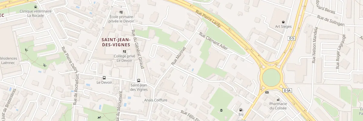 Plan du 18 Rue Morinet à Chalon-sur-Saône