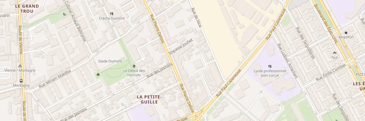 Plan du 65 Rue Pierre Delore à Lyon 8e Arrondissement