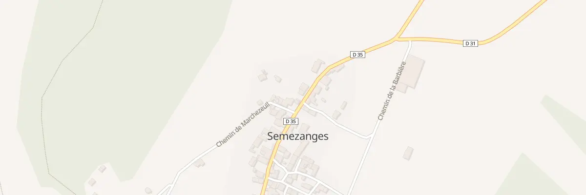 Plan du 2 Che de Marchezeuil à Semezanges