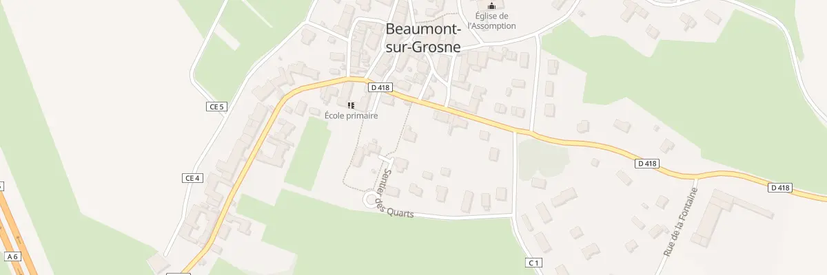 Plan du 19 Rue de la Goguette à Beaumont-sur-Grosne