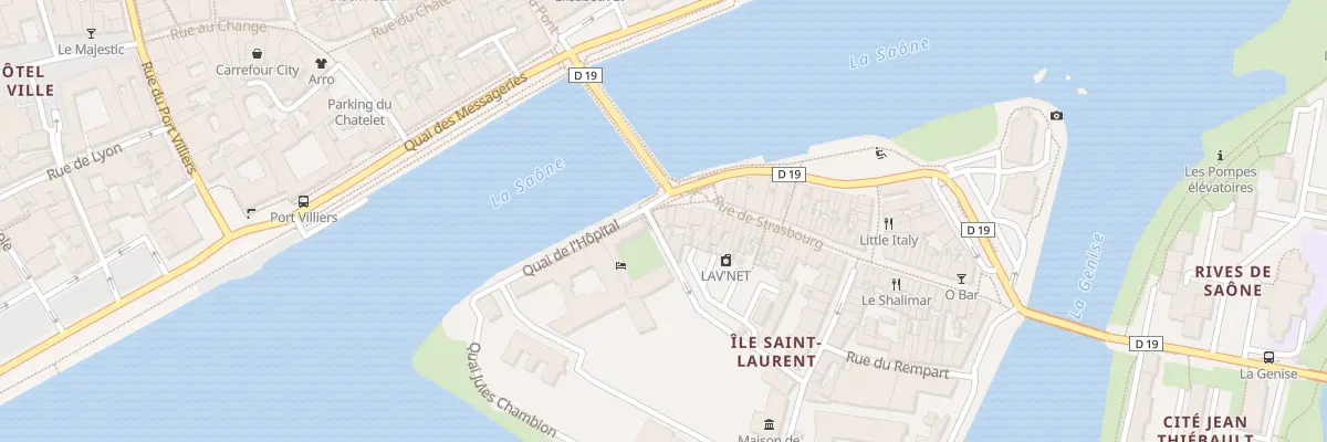 Plan du 2 Rue de Strasbourg à Chalon-sur-Saône