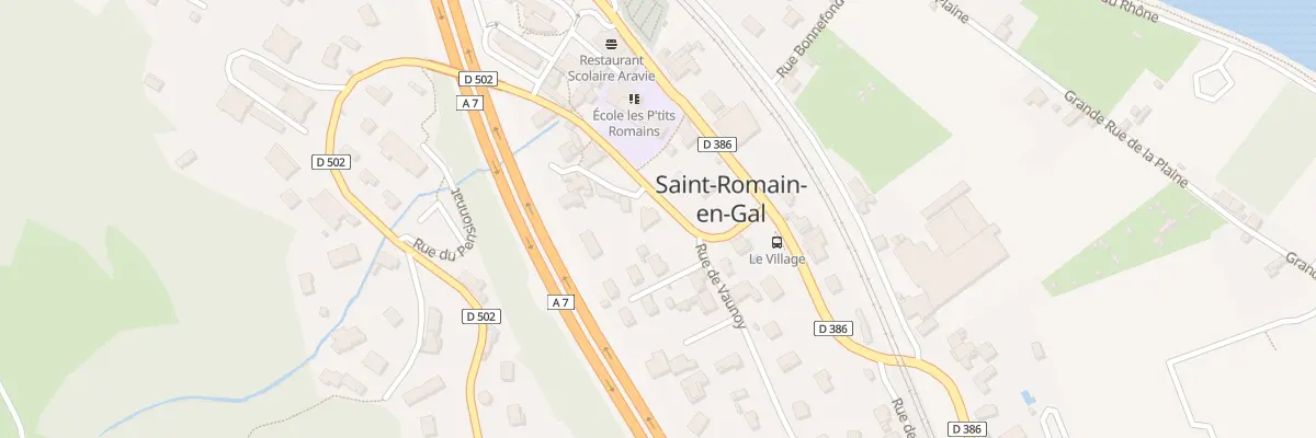 Plan du 5058 Le Bourg à Saint-Romain-en-Gal