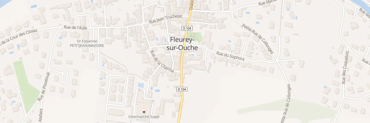 Plan du 21B Grande Rue du Haut à Fleurey-sur-Ouche