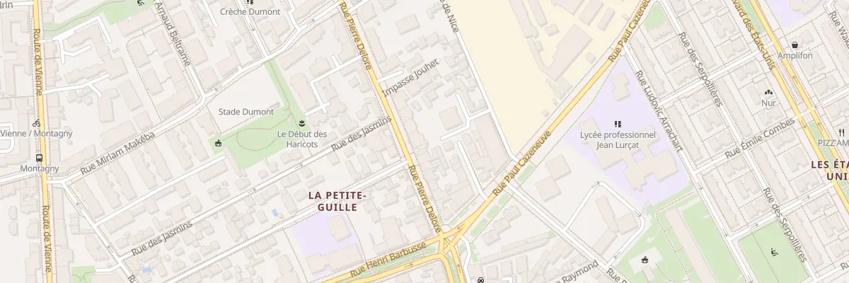 Plan du 69 Rue Pierre Delore à Lyon 8e Arrondissement