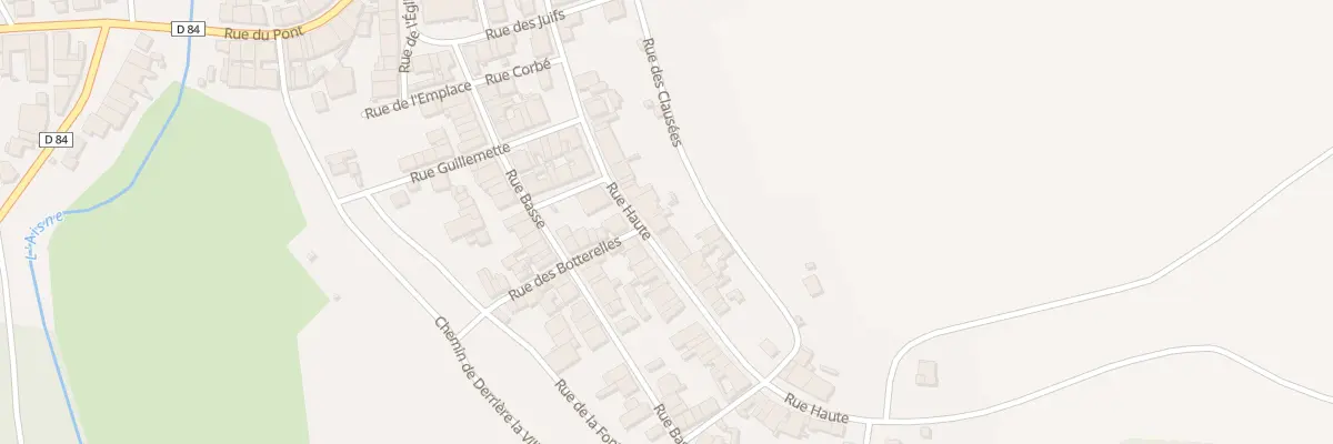 Plan du 35 Rue Haute à La Neuville-au-Pont