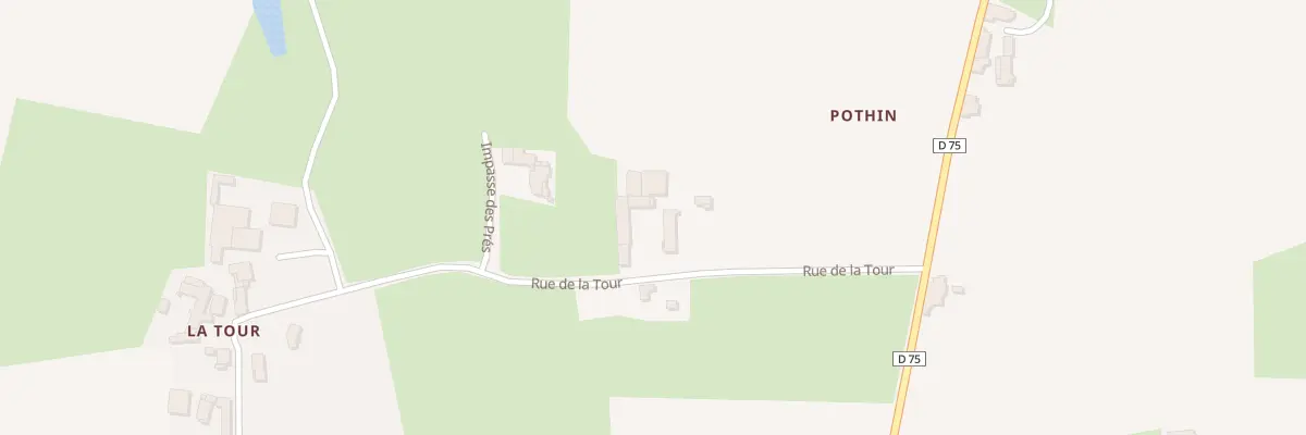 Plan du 184 Rue de la Tour à Valeins